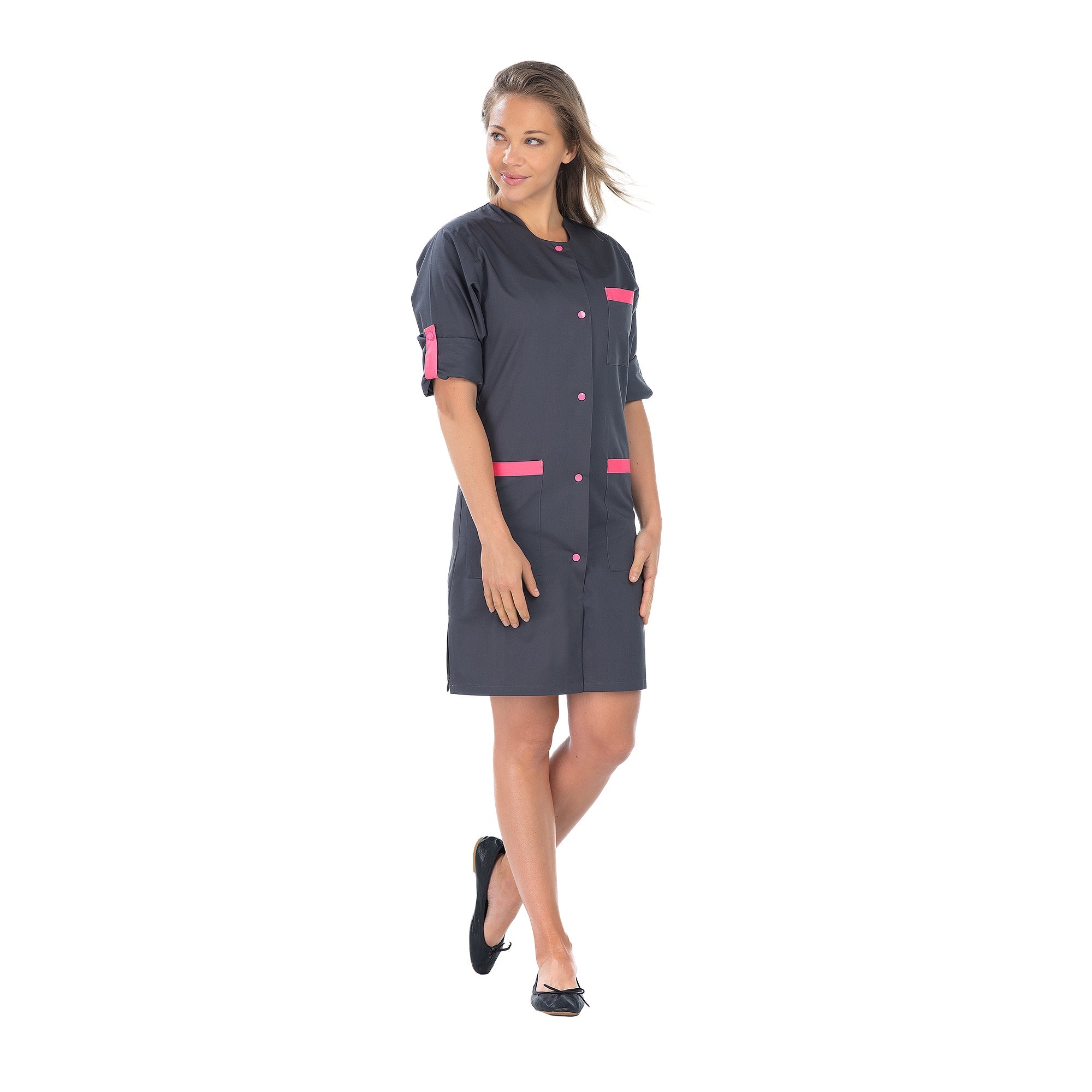 Elsa - Blouse 7/8 - Manches longues transformables - Femme - 95 cm