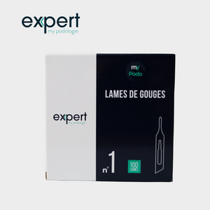 100 Lames de gouges stériles - Expert by My Podologie