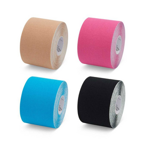 Boîte de 4 rouleaux de Bande adhésive élastique - 5cm x 5m  - 5 couleurs - K-Tape