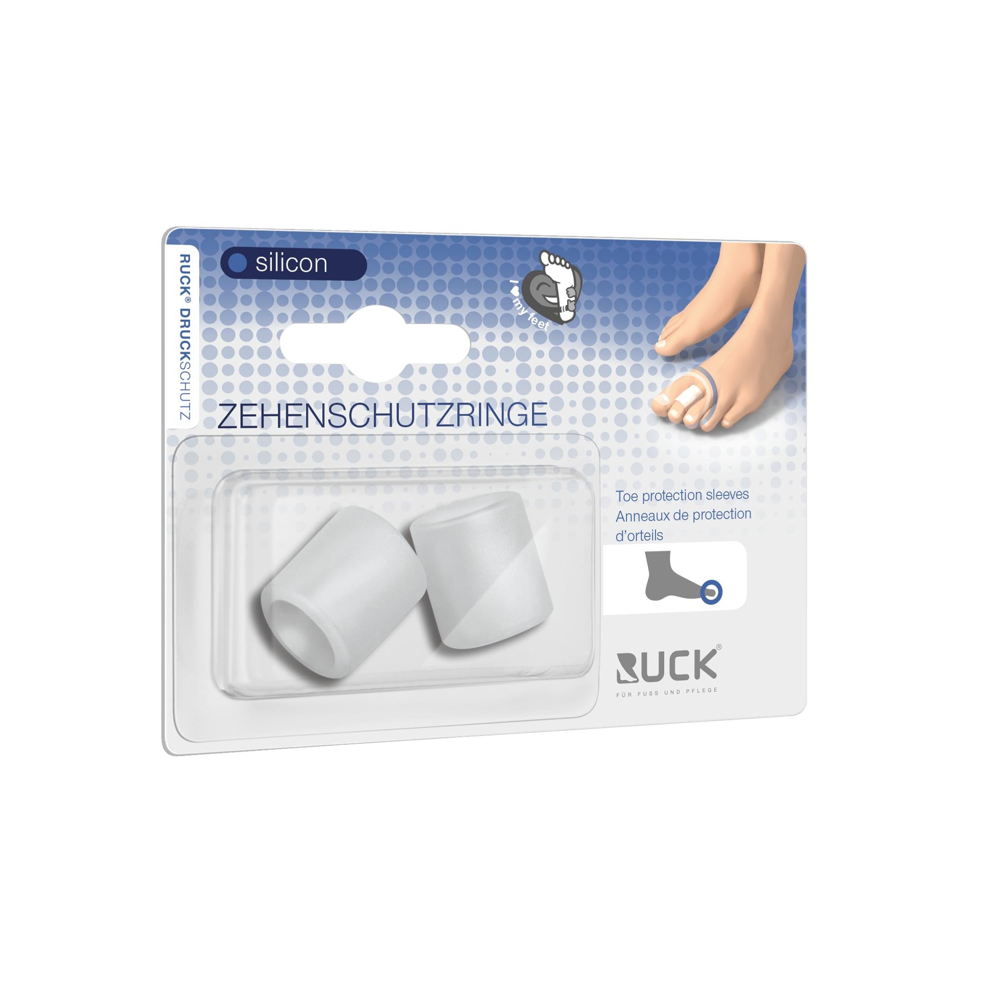 Protection pour orteils en silicone - Maxi - 3 diamètres disponibles - Ruck 