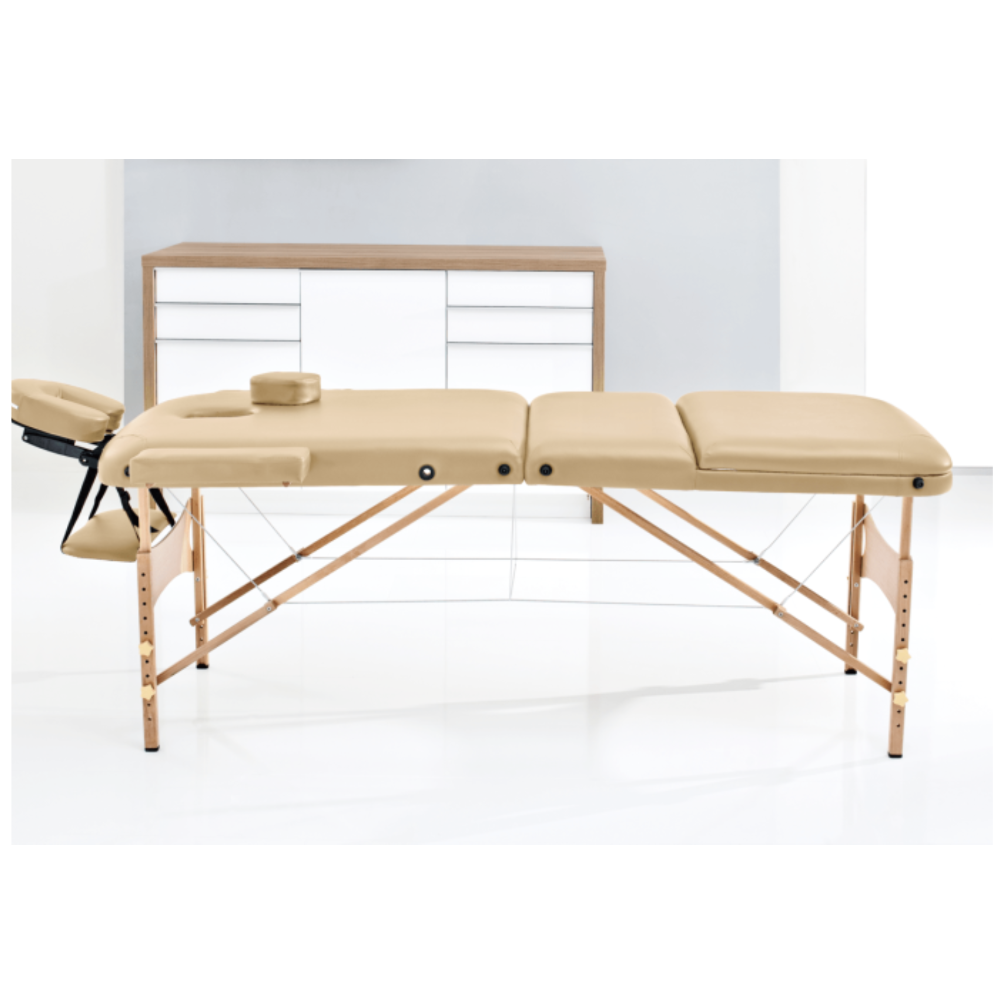 Table de massage mobile - Beige ou marron - Ruck