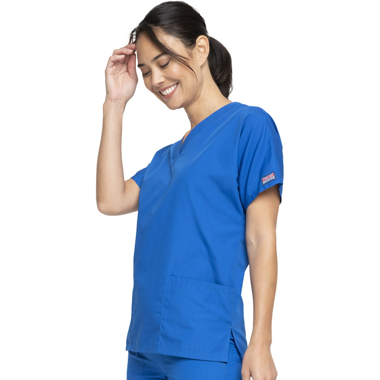 Guéthary - Tunique médicale - Col V - Manches courtes - Femme - Cherokee - Couleur 1 Cherokee Authentic Workwear