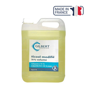 Alcool modifié 70° volume - 5 contenances - Laboratoires Gilbert - My Podologie