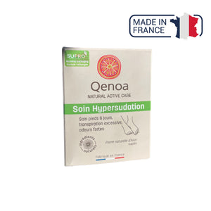 Boite Supro cure pour pied - Traite efficacement l'hypersudation des pieds Qenoa 