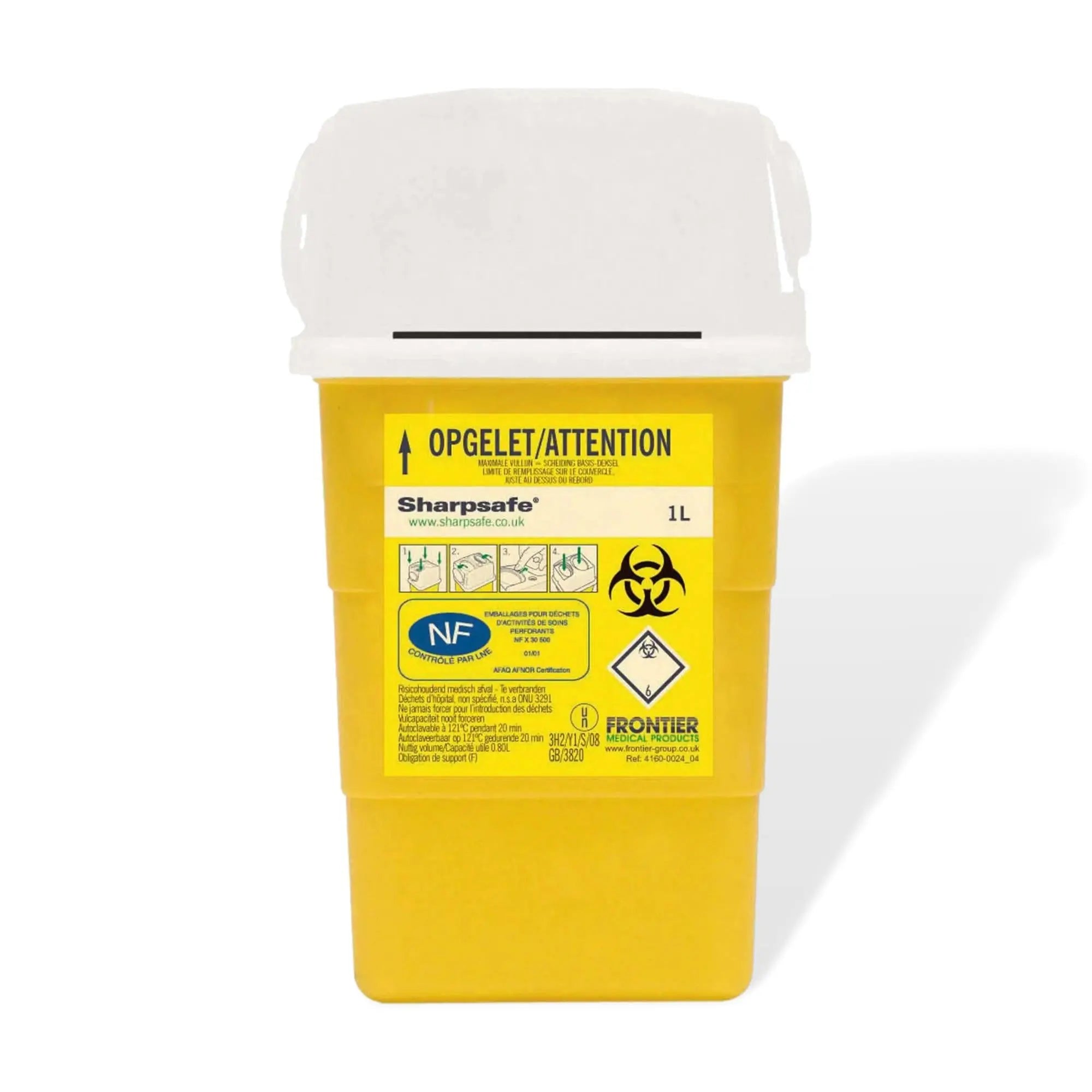 Recolector de residuos Sharpsafe - Hospidex