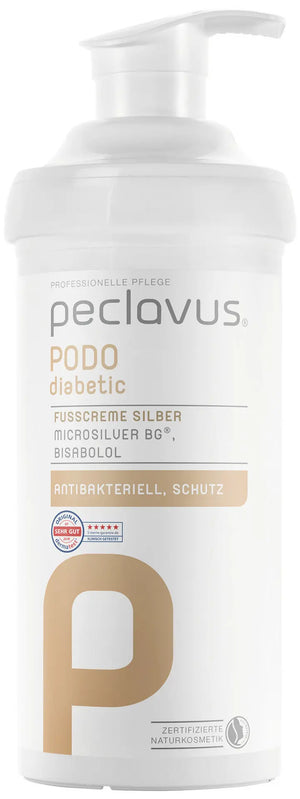 Crème argent pour les pieds diabétiques - Peclavus - My Podologie