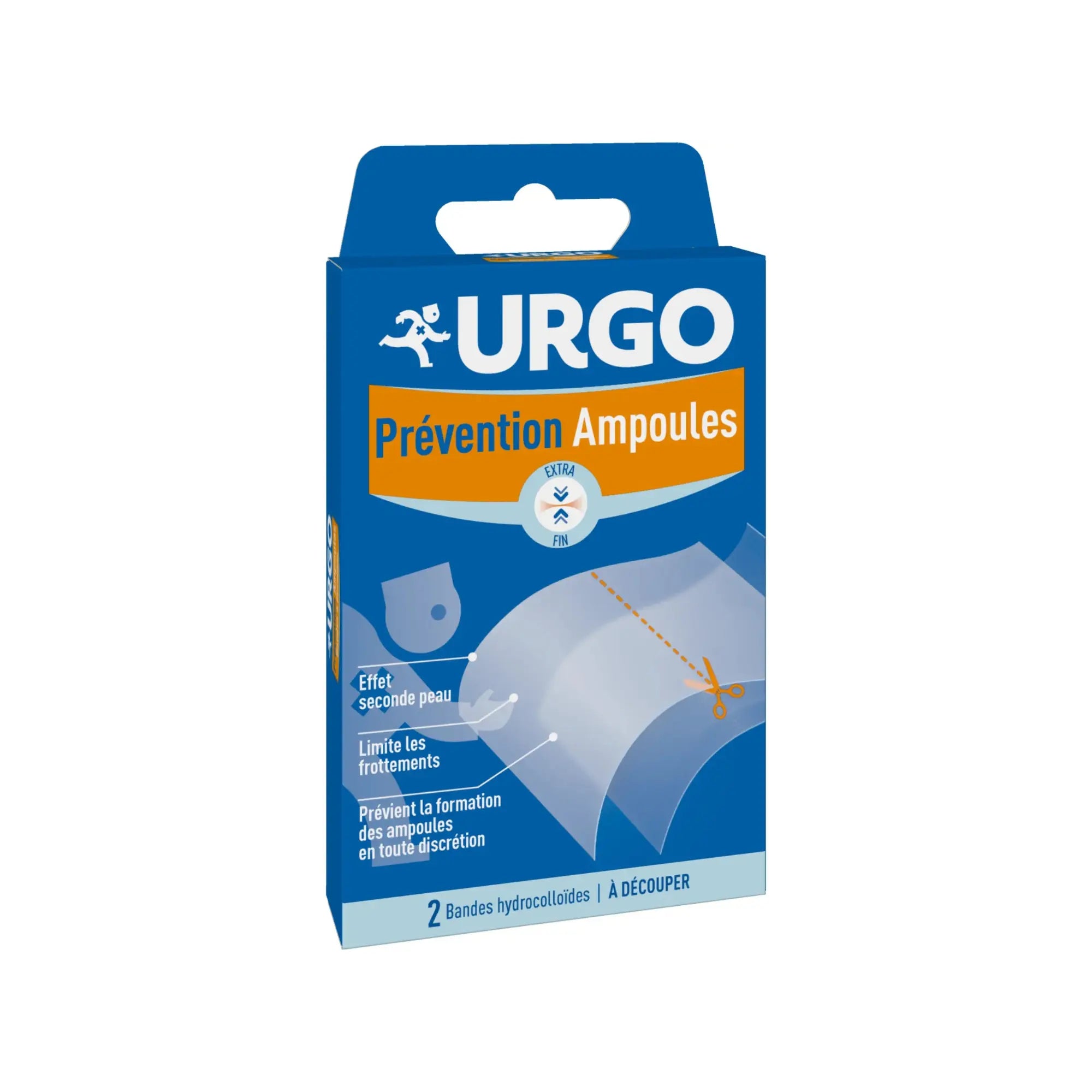 Prévention ampoules - 2 bandes à découper - Urgo Urgo 